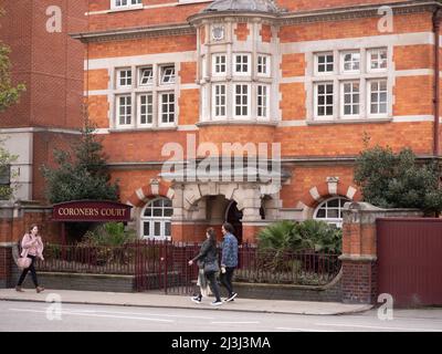 Westminster Coroner's court, Inner West London Coroner's court Banque D'Images