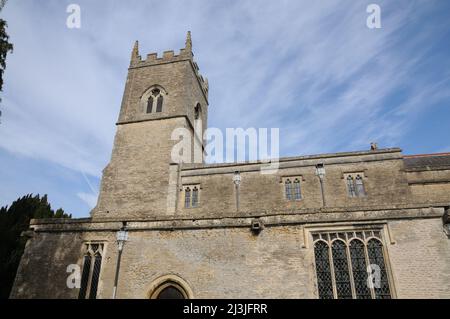 Eglise St Mary & St Edburga, Stratton Audley, Oxfordshire Banque D'Images