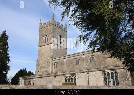 Eglise St Mary & St Edburga, Stratton Audley, Oxfordshire Banque D'Images