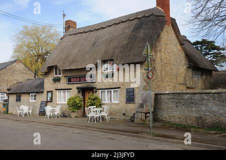 Red Lion, Stratton Audley, Oxfordshire Banque D'Images