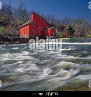 The Old Mill, Clinton, New Jersey Banque D'Images