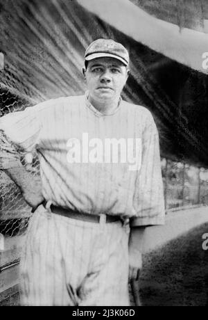 Babe Ruth, joueur de baseball de la Ligue majeure, New York Yankees, bain News Service, 1921