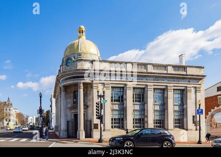 Washington DC, APR 3 2022 - vue ensoleillée de la PNC Bank Banque D'Images