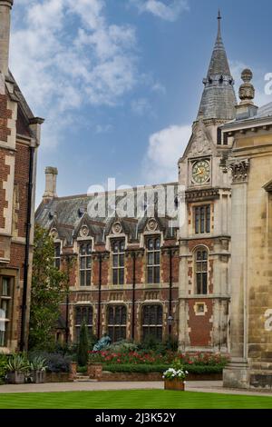 Royaume-uni, Angleterre, Cambridge. Pembroke College. Banque D'Images