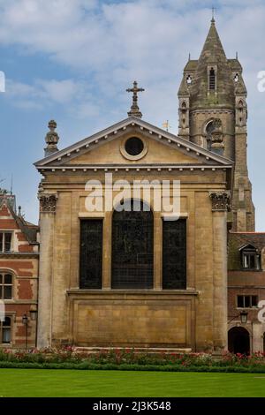 Royaume-uni, Angleterre, Cambridge. Pembroke College. Christopher Wren, 1665 Chapelle consacrée. Banque D'Images