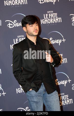 ROME, ITALIE - AVRIL 08 : Samuel Garofalo participe à la séance photo de la série télévisée "le destin Ignoranti" au St. Regis Grandhotel le 08 avril 2022 à Rome, Italie. Banque D'Images