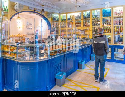 Lisbonne, Portugal, 26 octobre 2021 : intérieur du Pasteis de Belem café à Lisbonne. Banque D'Images