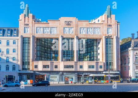 Lisbonne, Portugal, 26 octobre 2021 : théâtre Eden au capitole portugais de Lisbonne. Banque D'Images