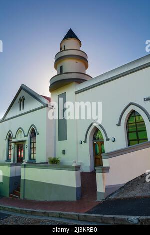 Mosquée Shafee à Bo-Kaap, le Cap ; le Cap, le Cap occidental, Afrique du Sud Banque D'Images