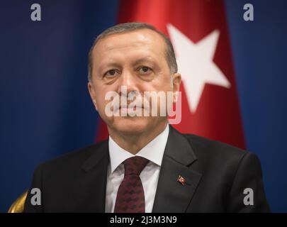 Istanbul, Turquie. 23rd mai 2016. Le Président turc Recep Tayyip Erdogan lors du Sommet mondial humanitaire à Istanbul. Crédit : SOPA Images Limited/Alamy Live News Banque D'Images