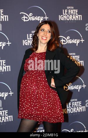 Rome, Italie. 08th avril 2022. Giulia Greco participe à la photocall de la série télévisée "le destin Ignoranti" au St. Regis Grandhotel le 08 avril 2022 à Rome, Italie. (Photo de Gennaro Leonardi/Pacific Press) Credit: Pacific Press Media production Corp./Alay Live News Banque D'Images