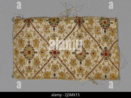 Fragment (tissu de robe), proche-Orient, . Banque D'Images