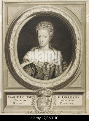 Marie Louise d'Orléans, s.d. Banque D'Images