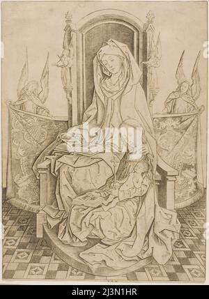 Sainte-Anne, la Vierge à l'enfant, c.1485. Banque D'Images