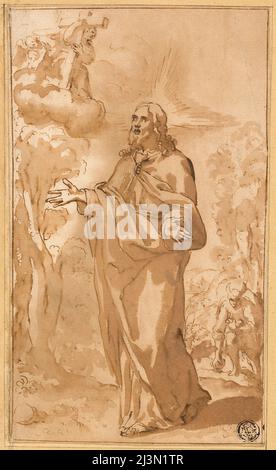 Christ dans la nature sauvage, n.d. Banque D'Images