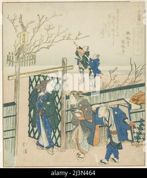 Kamata, de la série "A Record of a Journey to Enoshima, un ensemble de seize (Enoshima kiko, jurokuban tsuzuki)", 1833. Banque D'Images