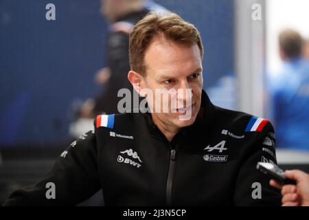 Melbourne, Australie. 8th avril 2022. Laurent Rossi (FRA, CEO d'Alpine), Grand Prix d'Australie F1 au circuit du Grand Prix de Melbourne le 8 avril 2022 à Melbourne, en Australie. (Photo par HIGH TWO) Credit: dpa/Alay Live News Banque D'Images