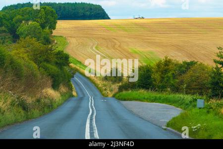 Le A303 est une route à trunk dans le sud de l'Angleterre, entre Basingstoke dans le Hampshire et Honiton dans le Devon via Stonehenge. Août 2021 Banque D'Images