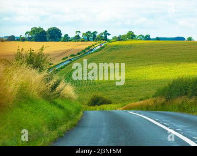 Le A303 est une route à trunk dans le sud de l'Angleterre, entre Basingstoke dans le Hampshire et Honiton dans le Devon via Stonehenge. Août 2021 Banque D'Images