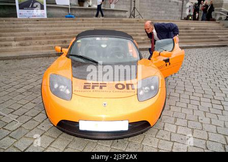 Vienne, Autriche. 28 août 2010. COURSE ZÉRO 2010 : sans émission dans le monde en 80 jours Banque D'Images