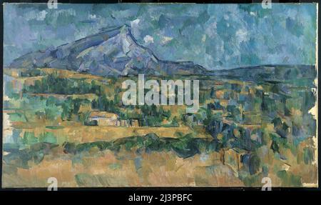 Mont Sainte-victoire. Paul Cézanne. 1902-6. Banque D'Images