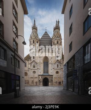 Cathédrale St Stephens (Stephansdom) - Vienne, Autriche Banque D'Images