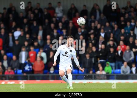 Josh McEachran #16 de Milton Keynes est en action. Banque D'Images