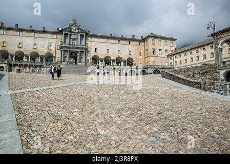 Sanctuaire d'Oropa, Oropa (BI), Piémont, Italie Banque D'Images