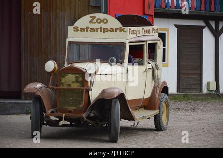 Spectacle occidental dans le parc safari Schloss Holte-Stukenbrok Banque D'Images