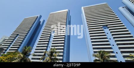 Mumbai, Maharashtra, Inde, avril 04 2022 : Godrej Platinum, complexe d'appartements de première qualité du groupe Godrej dans le canton de Vikhroli Banque D'Images