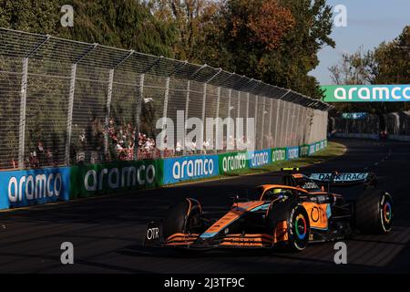 Lando Norris (GBR) McLaren MCL36. 10.04.2022. Championnat du monde Formula 1, Rd 3, Grand Prix d'Australie, Albert Park, Melbourne, Australie, jour de la course. Le crédit photo doit être lu : images XPB/Press Association. Banque D'Images