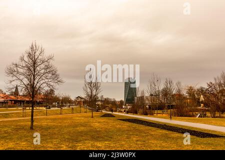 Sur le chemin des jardins de Schwenninger et de sa beauté naturelle - Baden - Württemberg - Allemagne Banque D'Images