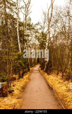 Sur le chemin des jardins de Schwenninger et de sa beauté naturelle - Baden - Württemberg - Allemagne Banque D'Images