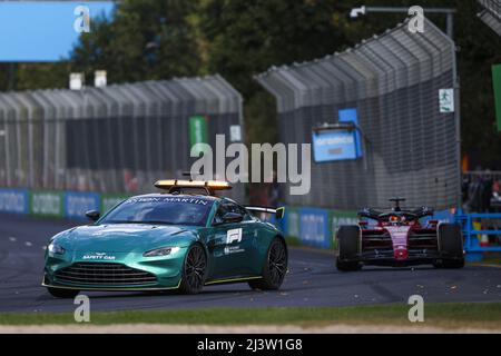 Voiture de sécurité lors du Grand Prix d'Australie de Formule 1 Heineken 2022, 3rd tour du Championnat du monde de Formule 1 de la FIA 2022, sur le circuit Albert Park, du 8 au 10 avril 2022 à Melbourne, Australie - photo: Florent Gooden/DPPI/LiveMedia Banque D'Images