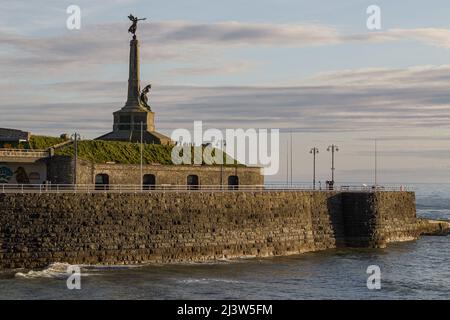 War Memorial à Aberystwyth, Ceredigion, pays de Galles de l'Ouest, Royaume-Uni Banque D'Images