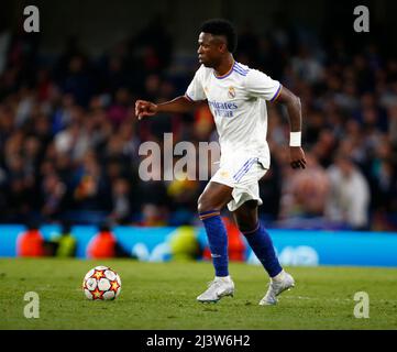LONDRES, Royaume-Uni, AVRIL 06 : lors du quart de finale de la Ligue des champions entre Chelsea et le Real Madrid au stade Stamford Bridge, Londres, le 06th avril Banque D'Images