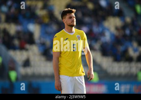 Daniel Birzu dans jeu amical Roumanie U20 vs Norvège U 20 , Ilie Oana Stadium , 24.03.2022,Cristi Stavri Banque D'Images