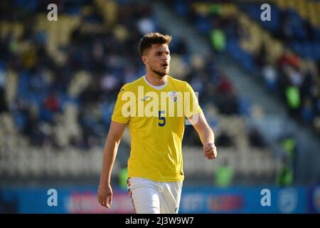 Daniel Birzu dans jeu amical Roumanie U20 vs Norvège U 20 , Ilie Oana Stadium , 24.03.2022,Cristi Stavri Banque D'Images