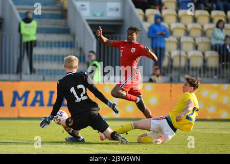 Otto Hindrich (gk) dans le jeu amical Roumanie U20 vs Norvège U 20 , Ilie Oana Stadium , 24.03.2022,Cristi Stavri Banque D'Images