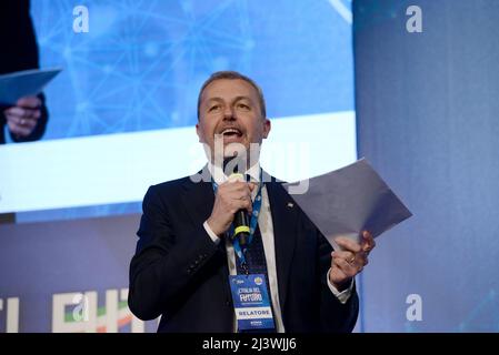 Rome, Italie. 08th avril 2022. Raffaele Nevi, Forza Italie crédit: Agence de photo indépendante/Alamy Live News Banque D'Images