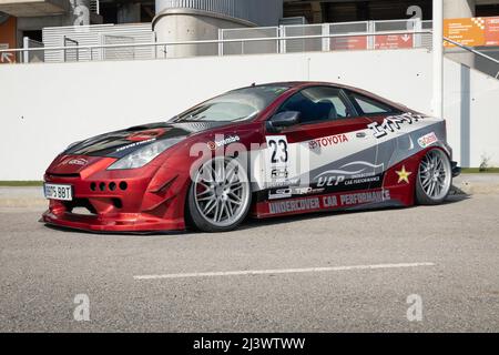 MONTMELLO, ESPAGNE-10 OCTOBRE 2021: Toyota Celica septième génération (T230) Banque D'Images