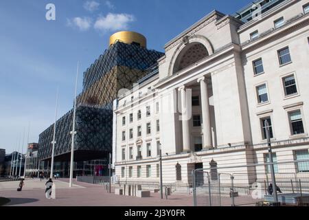 The Library of Birmingham, une bibliothèque publique et Baskerville House Birmingham, Angleterre, Royaume-Uni Banque D'Images