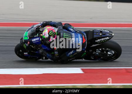 Austin, Texas, États-Unis. 10th avril 2022. MotoGP 2 pilotes en action lors de la course Red Bull Grand Prix des Amériques sur le circuit des Amériques à Austin, Texas. (Credit image: © Dan Wozniak/ZUMA Press Wire) Credit: ZUMA Press, Inc./Alamy Live News Banque D'Images