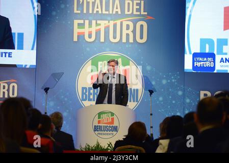 Rome, Italie. 09th avril 2022. Antonio López-Istúriz White, Secrétaire du Parti populaire européen crédit: Agence de photo indépendante/Alamy Live News Banque D'Images