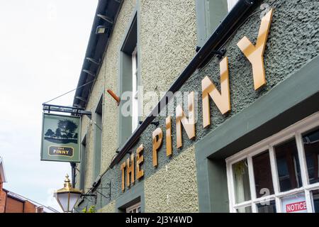 The Pinny, un pub à Penrith, Cumbria, Royaume-Uni Banque D'Images