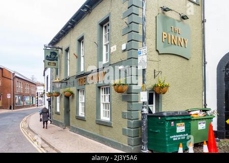 The Pinny, un pub à Penrith, Cumbria, Royaume-Uni Banque D'Images