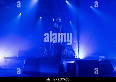 9 avril 2022, Rome, Italie: Samuel (Umberto Romano) du groupe Subsonica pendant le concert â€œMicrochip Temporale Club Tourâ€.Palatlantico.Rome, Italie.10 mars 2022 (Credit image: © Roberto Bettacchi/Pacific Press via ZUMA Press Wire) Banque D'Images