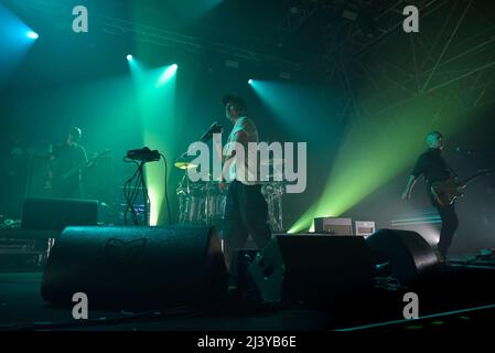 9 avril 2022, Rome, Italie: Groupe Subsonica pendant le concert â€œMicrochip Temporale Club Tourâ€.Palatlantico.Rome, Italie.10 mars 2022 (Credit image: © Roberto Bettacchi/Pacific Press via ZUMA Press Wire) Banque D'Images