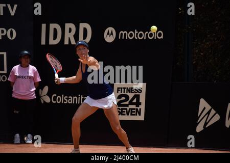 Bogota, Colombie. 10th avril 2022. Bogota, Colombie. 10th avril 2022. Tatjana Maria d'Allemagne lors du match final contre la Laura Pigossi brésilienne au Copa Colsanitas du tournoi WTA à Bogota, Colombie, 10 avril 2022. Tatjana a remporté le tournoi WTA Colsanitas. Photo par: Cristian Bayona/long Visual Press crédit: Long Visual Press/Alay Live News crédit: Long Visual Press/Alay Live News Banque D'Images