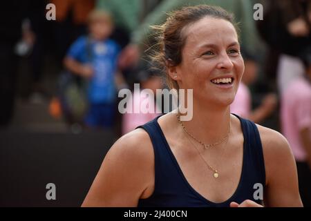 Bogota, Colombie. 10th avril 2022. Bogota, Colombie. 10th avril 2022. Tatjana Maria d'Allemagne lors du match final contre la Laura Pigossi brésilienne au Copa Colsanitas du tournoi WTA à Bogota, Colombie, 10 avril 2022. Tatjana a remporté le tournoi WTA Colsanitas. Photo par: Cristian Bayona/long Visual Press crédit: Long Visual Press/Alay Live News crédit: Long Visual Press/Alay Live News Banque D'Images